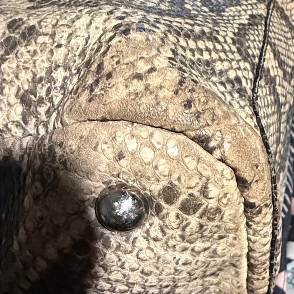 Furla Snake Print Hobo Bag